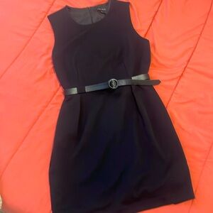 Belted Larry Levine Shift Dress